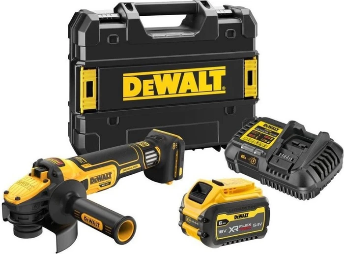 DeWalt DCG409VST1 18V XR Akku-Winkelschleifer inkl. Koffer + Akku 6.0Ah