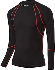 Löffler Airvent Transtex Turtleneck Funktionsshirt langarm schwarz/rot (Herren)