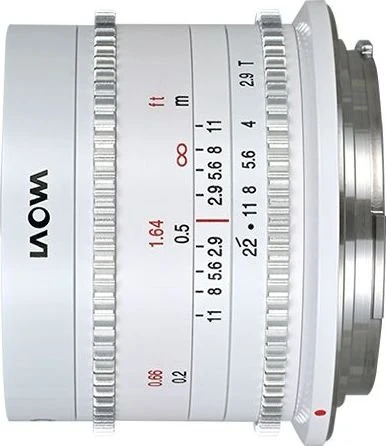 Laowa 9mm T2.9 Zero-D Cine für Canon RF weiß