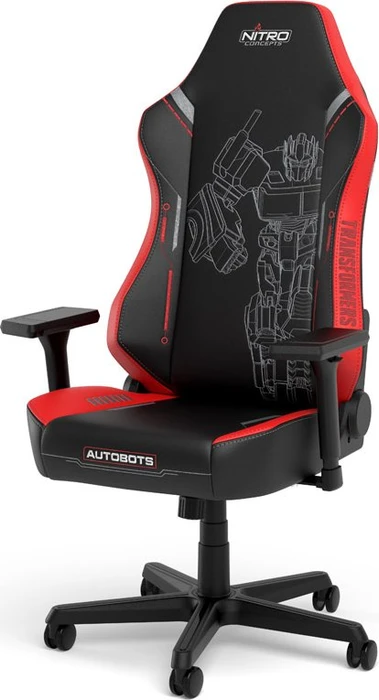 Nitro Concepts X1000 Transformers Autobots Edition Gamingstuhl, schwarz/rot