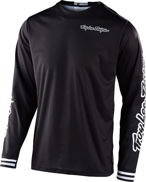 Troy Lee Designs Mono Trikot langarm black/yellow/cyan (Junior)