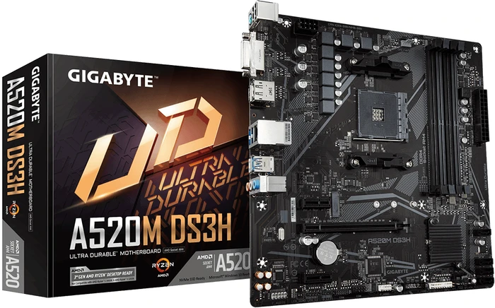 GIGABYTE A520M DS3H (AMD AM4)