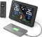 Hama Premium Funkwetterstation mit LED-Farbdisplay und USB-Ladefunktion, digital Vorschaubild