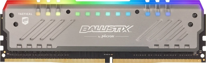Crucial Ballistix Tactical Tracer RGB UDIMM 8GB, DDR4-2666, CL16-18-18, 1R
