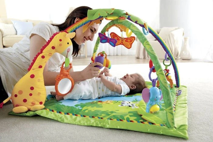 Mattel Fisher-Price Spielbogen Rainforest Erlebnisdecke