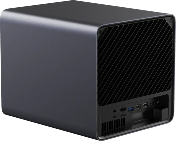 Minisforum N5 Air AI NAS, AMD Ryzen 7 255, 1x RJ-45 10GBase-T, 1x RJ-45 5GBase-T