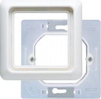 Jung Serie CD 500 Rahmen mit Dichtungsflansch IP44, alpinweiß