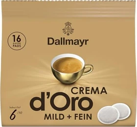 Dallmayr Crema d'Oro mild & fein Kaffeepads,    16 Stück
