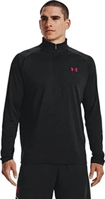 Under Armour Tech 2.0 Half Zip Funktionsshirt langarm black/radio red (Herren)