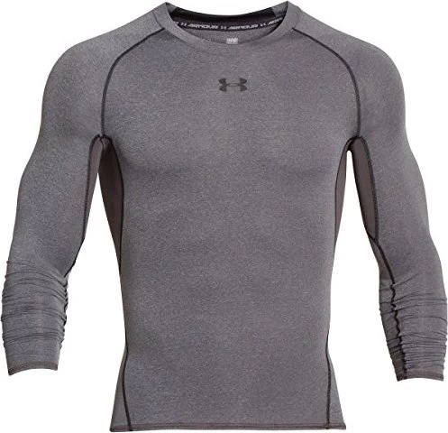 Under Armour HeatGear Armour Kompressionsshirt langarm carbon heather (Herren)