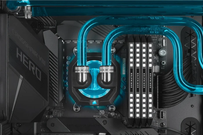 Corsair iCue 5000D RGB Hydro X, schwarz, Glasfenster