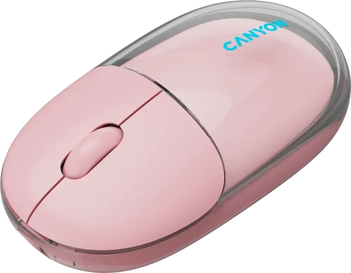 Canyon OnClick 24 Dual-Mode Wireless Mouse rosa, USB/Bluetooth