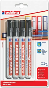 edding 3000 Permanentmarker schwarz