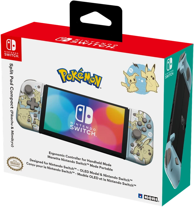 Hori Split Pad Compact Controller Pikachu & Mimigma (Switch)