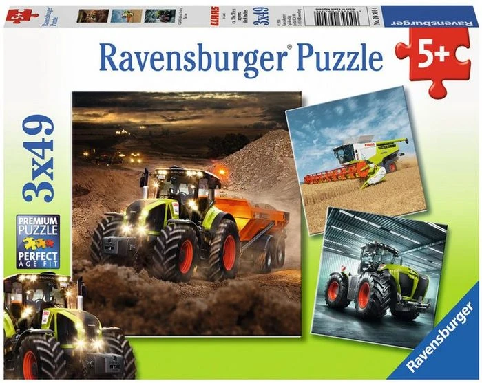 Ravensburger Puzzle Claas: Axion, Lexion, Xerion