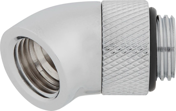 Corsair Hydro X Series XF Hardline, Winkeladapter 45° G1/4", chrome, 2er-Pack