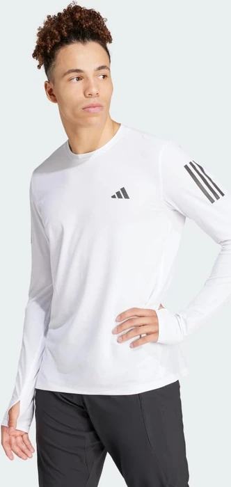 adidas Own The Run Laufshirt langarm weiß (Herren)