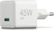 Hama GaN Schnellladegerät Super-Mini, USB-C, 1x USB-C, 45W, weiß Vorschaubild