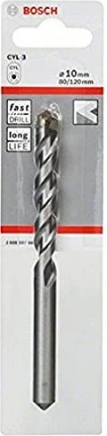 Bosch Professional CYL-3 Betonbohrer, 10x80x120mm, 1 Stück