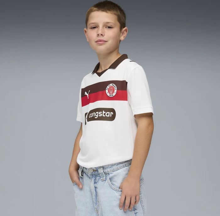 Puma FC St. Pauli 2025/2026 Auswärtstrikot kurzarm (Junior)