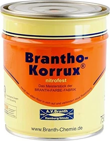Branth-Chemie Brantho Korrux nitrofest Metallschutz-Lack anthrazitgrau (RAL7016), 750ml