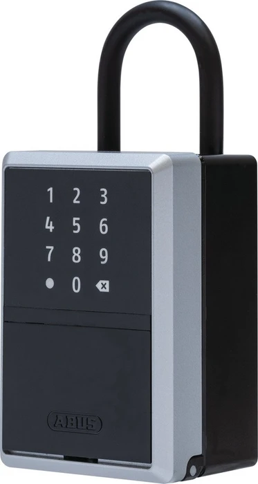 ABUS KeyGarage 797 Smart Bluetooth mit Bügel Schlüsselkasten Bluetooth, schwarz/silber
