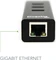 plugable Bus Powered Hub, RJ-45, USB-B 3.0 [Buchse] Vorschaubild