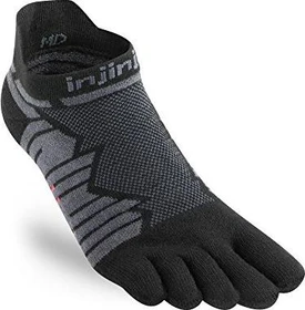 Injinji Ultra Run No-Show Laufsocken onyx