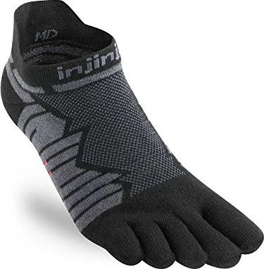Injinji Ultra Run No-Show Laufsocken onyx