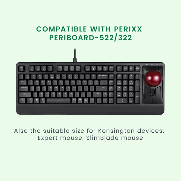 Perixx PERIPRO-304GLR 55mm für PERIBOARD-322/522, Ersatz-Trackball, rot