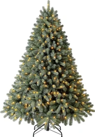 Evergreen Künstlicher Weihnachtsbaum Fichte Vermont, 180cm, inkl. LED-Beleuchtung