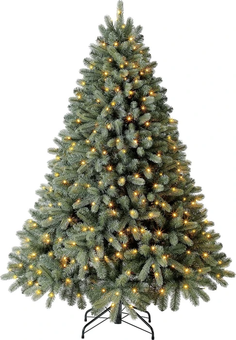 Evergreen Künstlicher Weihnachtsbaum Fichte Vermont, 180cm, inkl. LED-Beleuchtung