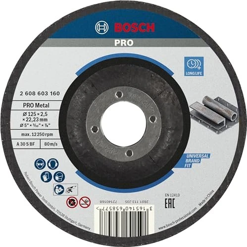 Bosch Professional A30SBF Standard for Metal Trennscheibe, 125x2.5x22.23mm, 1 Stück