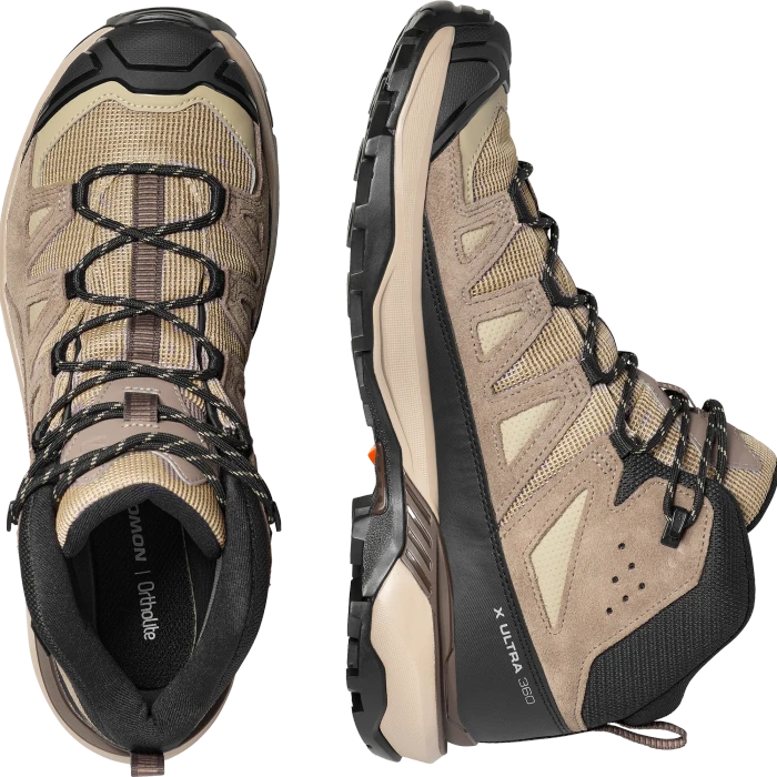 Salomon X Ultra 360 Leather Mid GTX desert tan/walnut/earth brown (Herren)