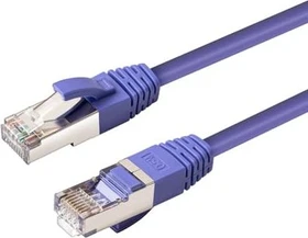 MicroConnect Patchkabel, Cat6a, S/FTP, RJ-45/RJ-45, 10m, violett