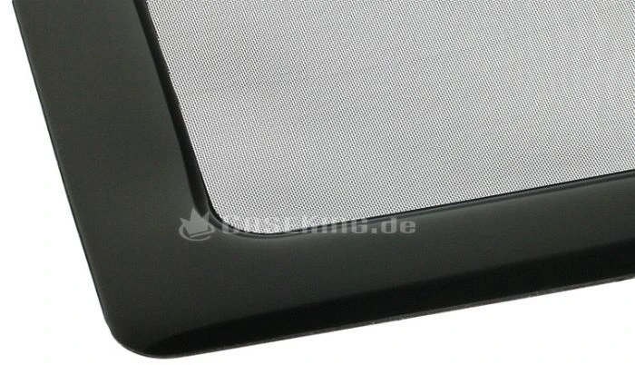 DEMCiflex Staubfilter 2x 40mm quadratisch schwarz/schwarz