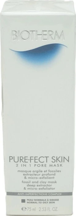 Biotherm Pure.Fect Skin 2in1 Gesichtsmaske, 75ml