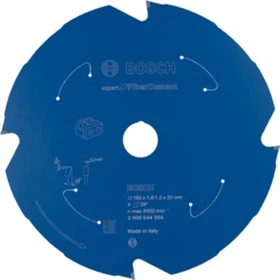 Bosch Professional Expert for Fiber Cement Kreissägeblatt 4Z, 160x1.2x20mm, 1 Stück