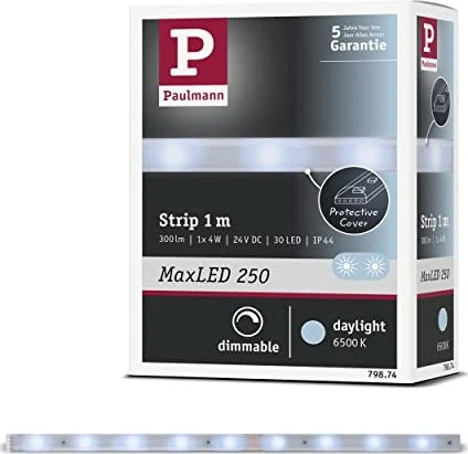 Paulmann MaxLED 250 Strip LED-Streifen 4W tageslichtweiß beschichtet 1m