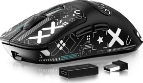 Attack Shark X3Pro Wireless Gaming Mouse schwarz, inkl. Grip Tape, USB/Bluetooth