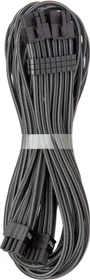 CableMod C-Series Pro ModMesh Bridged, Corsair Type 4, 8+8-Pin PCIe Kabel, carbon, 60cm (CM-PCSR-B88P-N60KC-3PK-R)