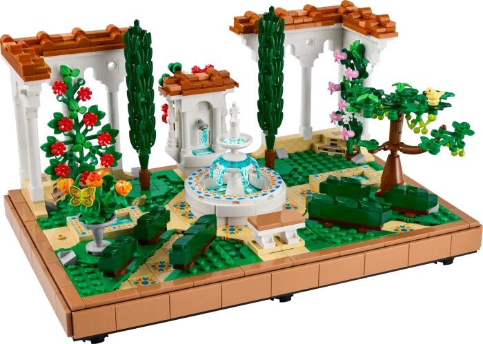 LEGO Icons - Springbrunnengarten