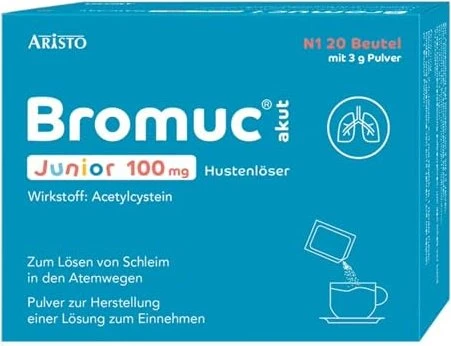 Bromuc akut Junior 100mg Pulver Beutel, 20 Stück