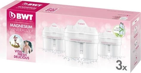 BWT longlifeMg2+ Magnesium Mineralizer Filterkartusche, 3 Stück