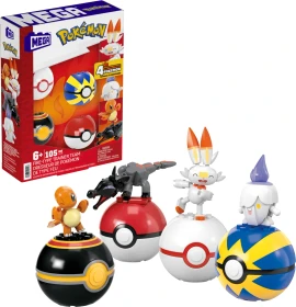 Mattel Mega Construx Pokémon 4 Feuer-Typ Pokémons Sets