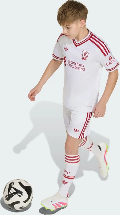 adidas Liverpool FC 2026/2027 Auswärtsshorts weiß (Junior)