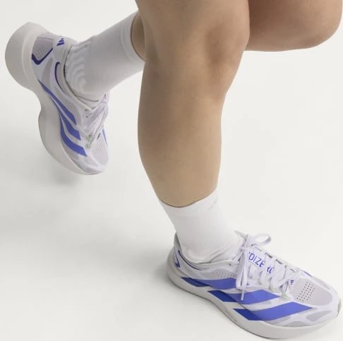 adidas Adizero EVO SL EXO silver dawn/solar purple/frozen purple (Damen)