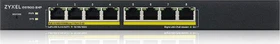 Zyxel GS1900 Desktop Gigabit Smart Switch, 8x RJ-45, 77W PoE+ (GS1900-8HP-EU0103F / GS1900-8HP-GB0103F)