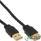 InLine USB 2.0 Flachkabel Verlängerung Stecker A auf Buchse A, 2m Vorschaubild
