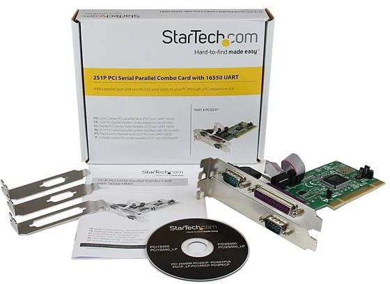 StarTech PCI2S1P, 2x seriell/1x parallel, PCI